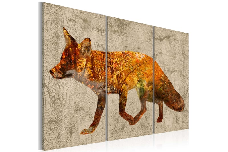 Tavla Fox In The Wood 60x40 - Artgeist sp. z o. o. - Inredning - Tavlor & konst - Canvastavlor