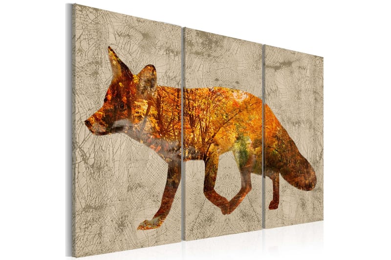 Tavla Fox In The Wood 60x40 - Artgeist sp. z o. o. - Inredning - Tavlor & konst - Canvastavlor