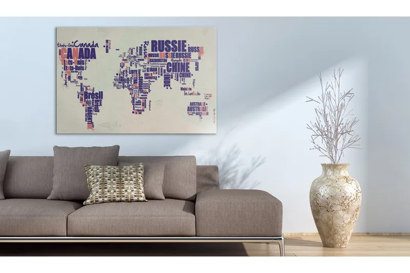 Tavla Franska resor 120x80 - Artgeist sp. z o. o. - Inredning - Tavlor & konst - Canvastavlor