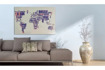Tavla Franska Resor 90x60 - Artgeist sp. z o. o. - Inredning - Tavlor & konst - Canvastavlor