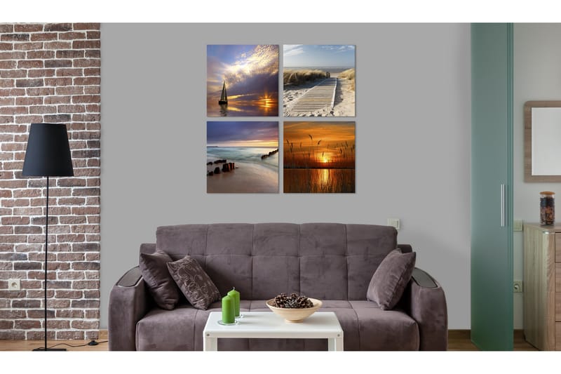 Tavla From Dusk To Dawn 80x80 - Artgeist sp. z o. o. - Inredning - Tavlor & konst - Canvastavlor