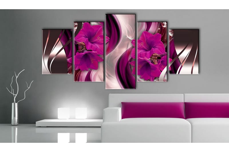 Tavla Fuchsia Evening 200x100 - Artgeist sp. z o. o. - Inredning - Tavlor & konst - Canvastavlor
