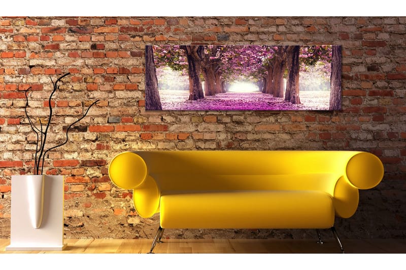 Tavla Fuchsia Garden 135x45 - Artgeist sp. z o. o. - Inredning - Tavlor & konst - Canvastavlor