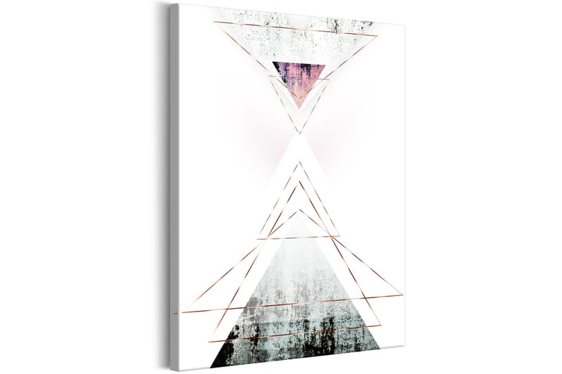 Tavla Geometric Abstraction (1 Part) Vertical 60x90 - Artgeist sp. z o. o. - Canvastavlor