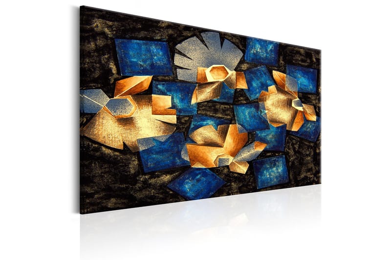 Tavla Geometrical Flowers 90x60 - Artgeist sp. z o. o. - Inredning - Tavlor & konst - Canvastavlor