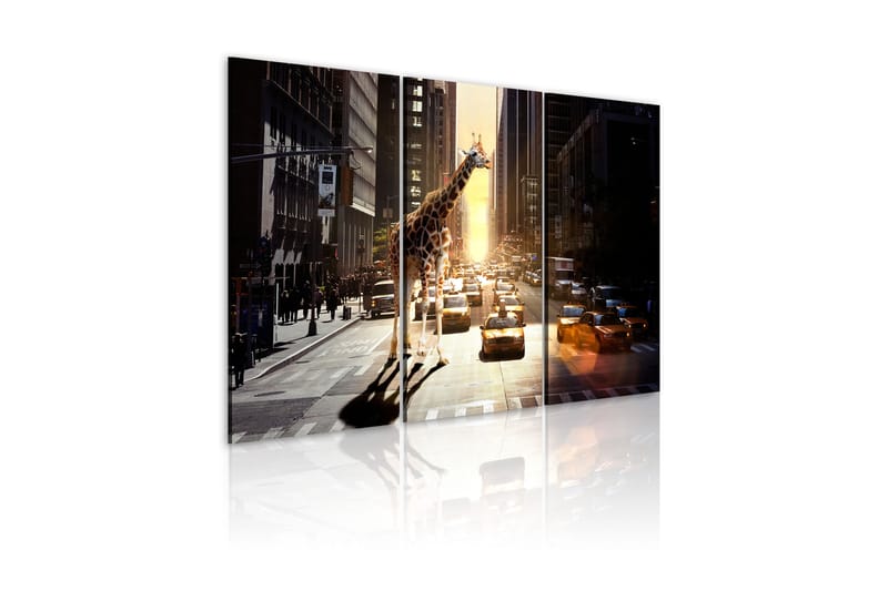 Tavla Giraff Den Stora Staden 120x80 - Artgeist sp. z o. o. - Inredning - Tavlor & konst - Canvastavlor