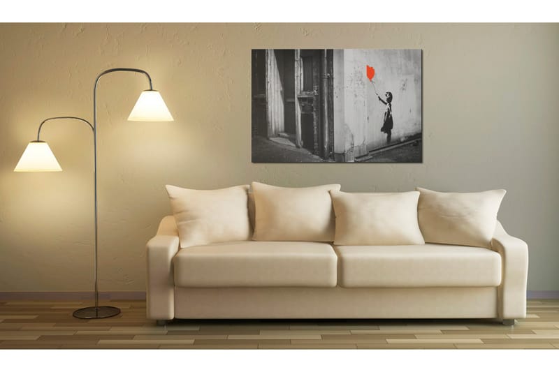 Tavla Girl With Balloon Banksy 60x40 - Artgeist sp. z o. o. - Inredning - Tavlor & konst - Canvastavlor