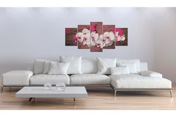 Tavla Glädje Och Orkidé 200x100 - Artgeist sp. z o. o. - Inredning - Tavlor & konst - Canvastavlor
