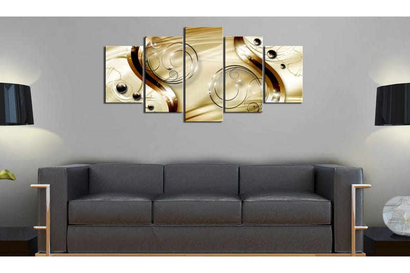 Tavla Gold Nymph 100x50 - Artgeist sp. z o. o. - Inredning - Tavlor & konst - Canvastavlor