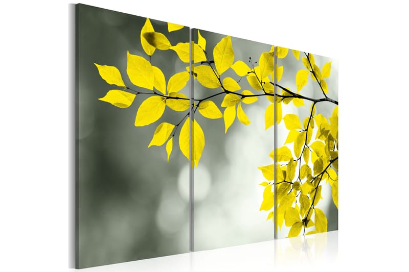 Tavla Gold Sprig 120x80 - Artgeist sp. z o. o. - Inredning - Tavlor & konst - Canvastavlor