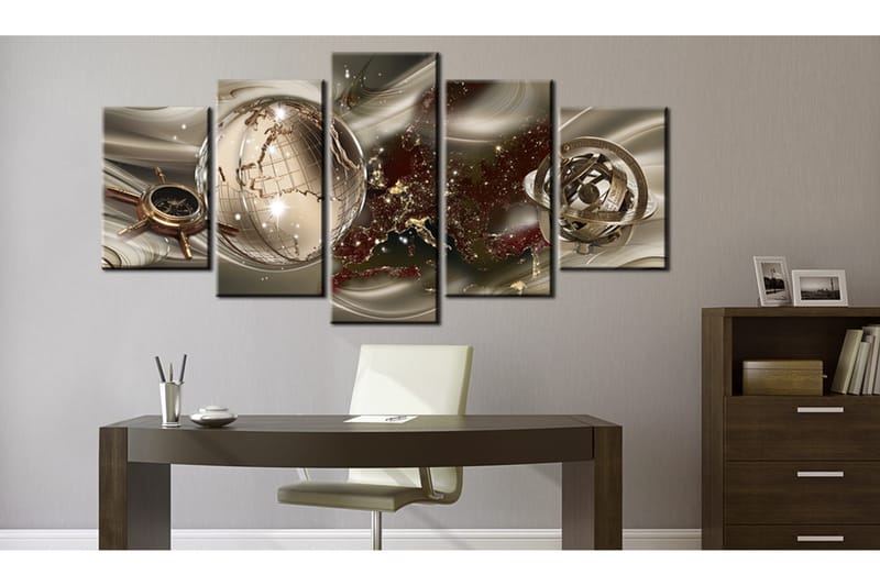 Tavla Golden Compass 100x50 - Artgeist sp. z o. o. - Inredning - Tavlor & konst - Canvastavlor