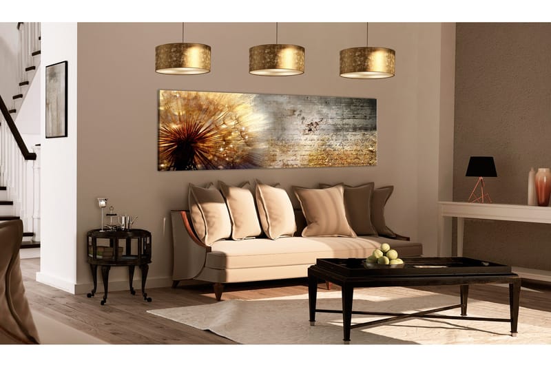 Tavla Golden Dandelion 150x50 - Artgeist sp. z o. o. - Inredning - Tavlor & konst - Canvastavlor