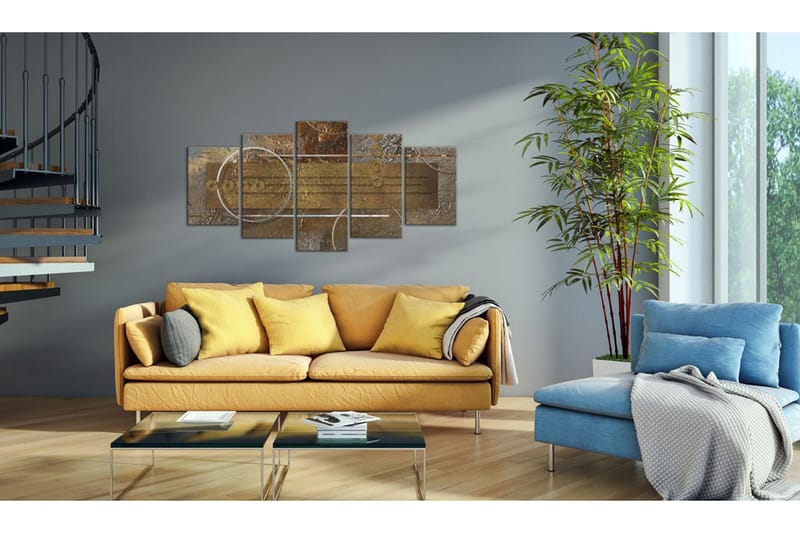 Tavla Golden Depths 100x50 - Artgeist sp. z o. o. - Inredning - Tavlor & konst - Canvastavlor