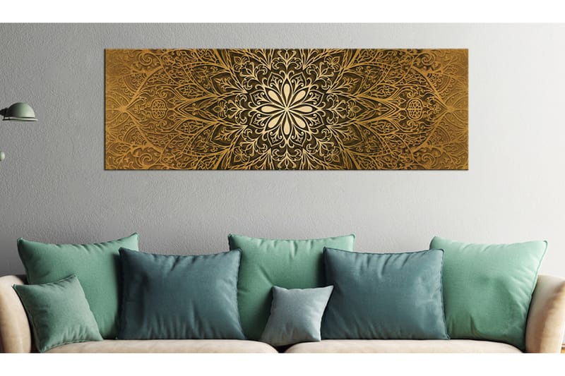 Tavla Golden Finesse 120x40 - Artgeist sp. z o. o. - Inredning - Tavlor & konst - Canvastavlor