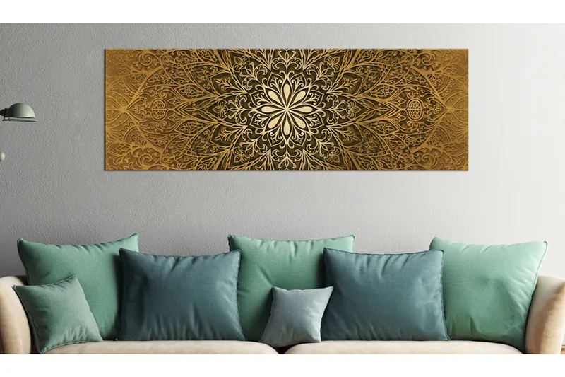 Tavla Golden Finesse 150x50 - Artgeist sp. z o. o. - Inredning - Tavlor & konst - Canvastavlor