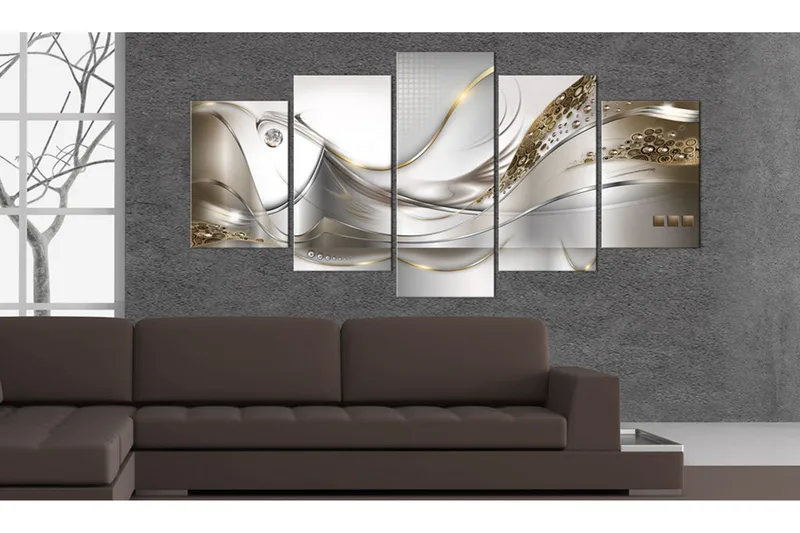 Tavla Golden Flight 200x100 - Artgeist sp. z o. o. - Inredning - Tavlor & konst - Canvastavlor