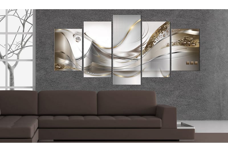 Tavla Golden Flight 200x100 - Artgeist sp. z o. o. - Inredning - Tavlor & konst - Canvastavlor