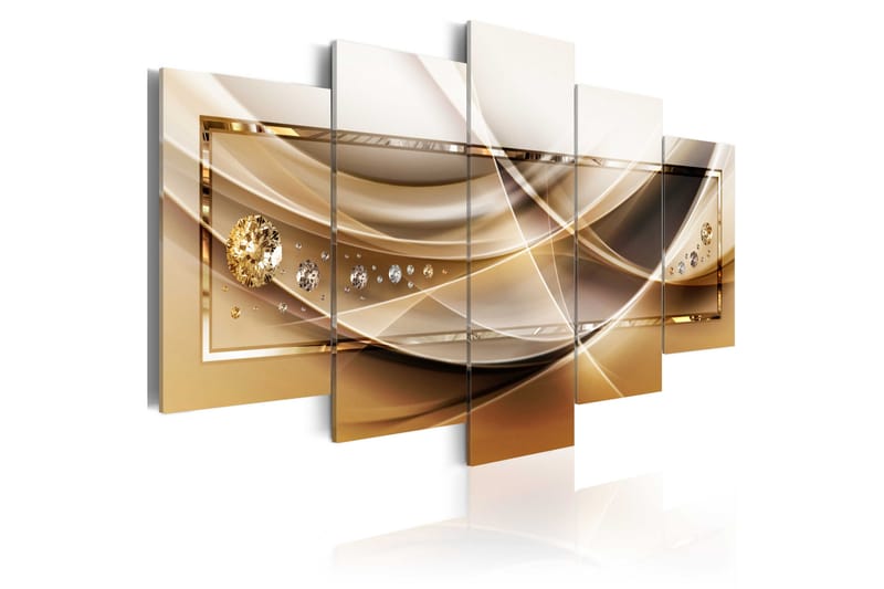Tavla Golden Frame 100x50 - Artgeist sp. z o. o. - Canvastavlor
