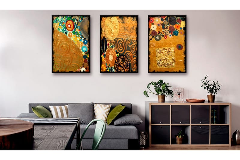 Tavla Golden Imagination 120x60 - Artgeist sp. z o. o. - Inredning - Tavlor & konst - Canvastavlor