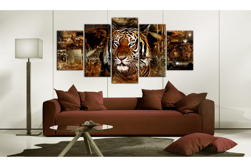 Tavla Golden Jungle 200x100 - Artgeist sp. z o. o. - Inredning - Tavlor & konst - Canvastavlor