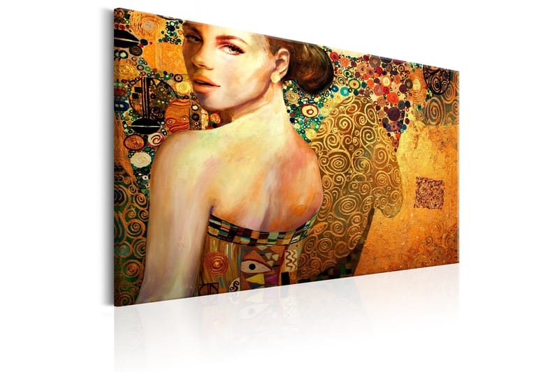 Tavla Golden Lady 120x80 - Artgeist sp. z o. o. - Inredning - Tavlor & konst - Canvastavlor
