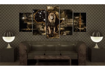 Tavla Golden Lion 200x100 - Artgeist sp. z o. o. - Inredning - Tavlor & konst - Canvastavlor