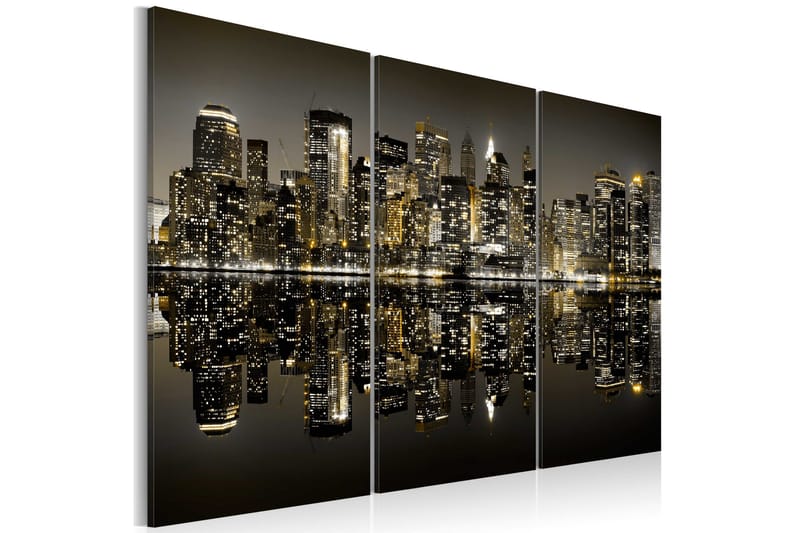Tavla Golden New York 90x60, Artgeist sp. z o. o.