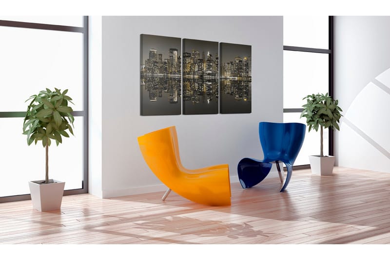 Tavla Golden New York 90x60 - Artgeist sp. z o. o. - Inredning - Tavlor & konst - Canvastavlor