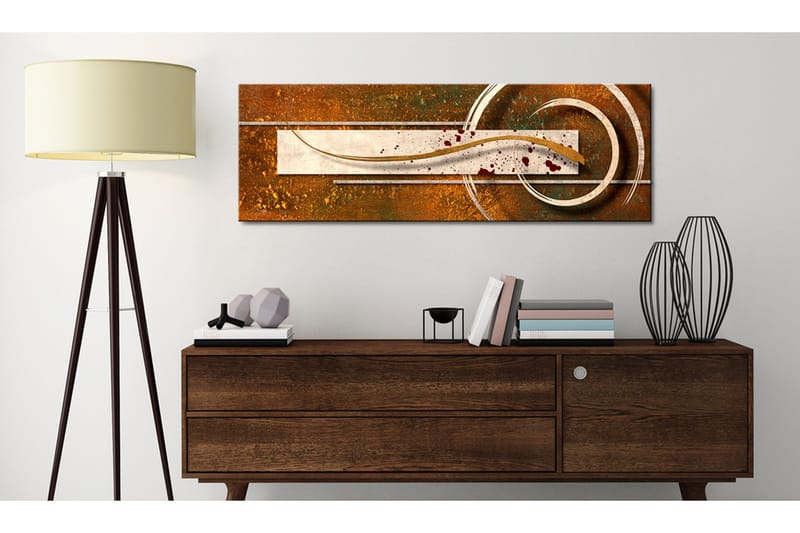 Tavla Golden Note 150x50 - Artgeist sp. z o. o. - Inredning - Tavlor & konst - Canvastavlor