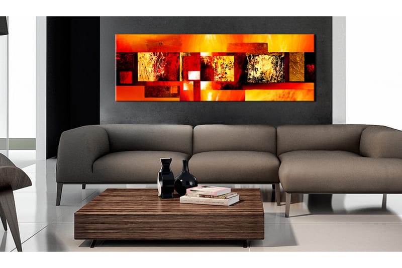 Tavla Golden Spell 135x45 - Artgeist sp. z o. o. - Inredning - Tavlor & konst - Canvastavlor