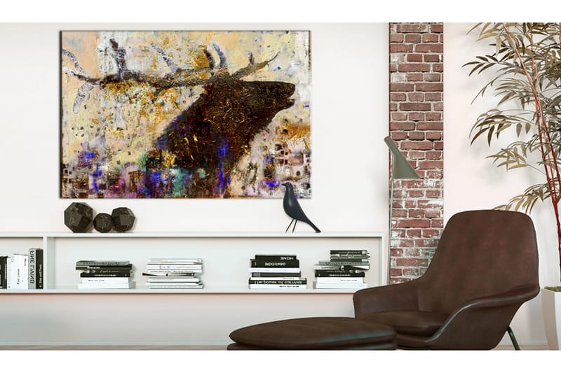 Tavla Golden Stag 60x40, Artgeist sp. z o. o.