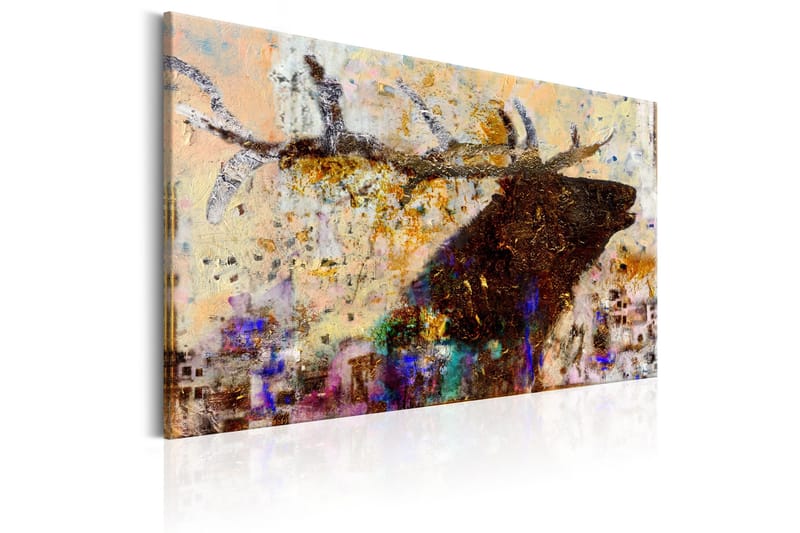 Tavla Golden Stag 60x40 - Artgeist sp. z o. o. - Inredning - Tavlor & konst - Canvastavlor
