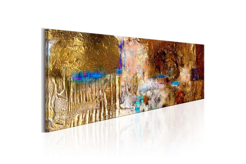 Tavla Golden Structure 150x50, Artgeist sp. z o. o.