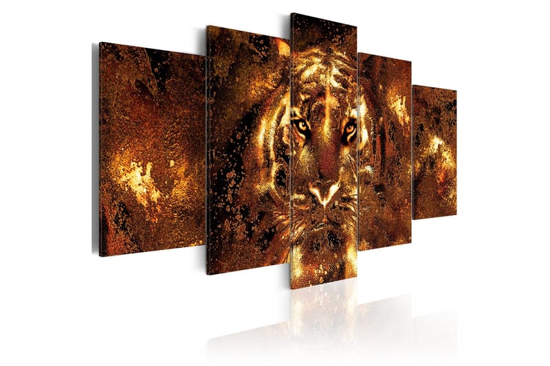 Tavla Golden Tiger 100x50, Artgeist sp. z o. o.
