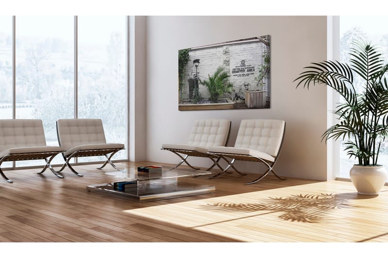 Tavla Graffiti Area Banksy 60x40 - Artgeist sp. z o. o. - Inredning - Tavlor & konst - Canvastavlor