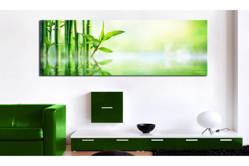 Tavla Green Bamboo 135x45 - Artgeist sp. z o. o. - Inredning - Tavlor & konst - Canvastavlor
