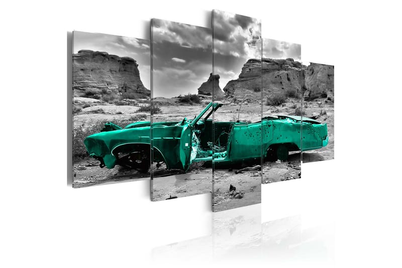 Tavla Green Car 100x50, Artgeist sp. z o. o.