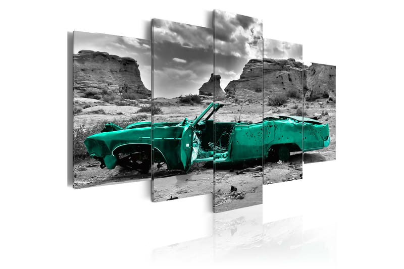 Tavla Green Car 200x100, Artgeist sp. z o. o.