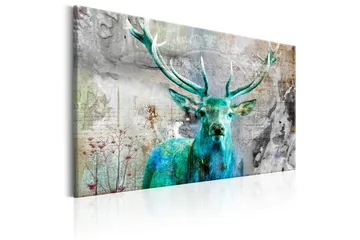 Tavla Green Deer 90x60 - Artgeist sp. z o. o. - Inredning - Tavlor & konst - Canvastavlor