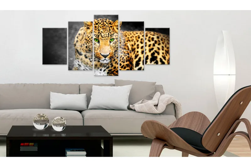 Tavla Green-Eyed Leopard 100x50 - Artgeist sp. z o. o. - Inredning - Tavlor & konst - Canvastavlor