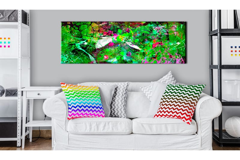 Tavla Green Fantasy 135x45 - Artgeist sp. z o. o. - Inredning - Tavlor & konst - Canvastavlor