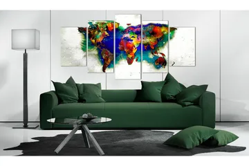 Tavla Green Planet 200x100 - Artgeist sp. z o. o. - Inredning - Tavlor & konst - Canvastavlor