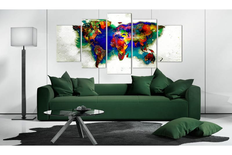 Tavla Green Planet 100x50 - Artgeist sp. z o. o. - Inredning - Tavlor & konst - Canvastavlor