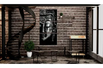 Tavla Grey Buddha 60x120 - Artgeist sp. z o. o. - Inredning - Tavlor & konst - Canvastavlor