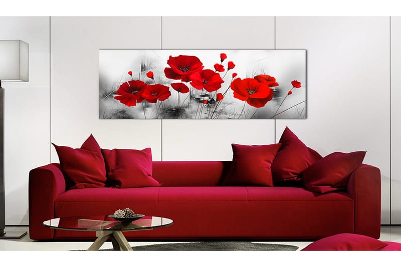 Tavla Grey Garden 150x50 - Artgeist sp. z o. o. - Inredning - Tavlor & konst - Canvastavlor
