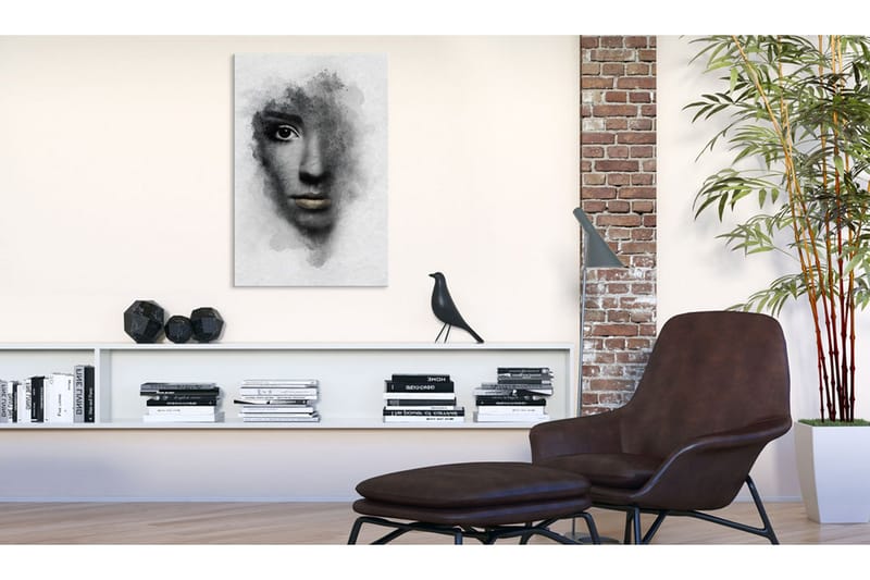Tavla Grey Portrait 60x90 - Artgeist sp. z o. o. - Inredning - Tavlor & konst - Canvastavlor