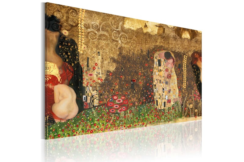 Tavla Gustav Klimt Inspiration 60x40 - Artgeist sp. z o. o. - Inredning - Tavlor & konst - Canvastavlor