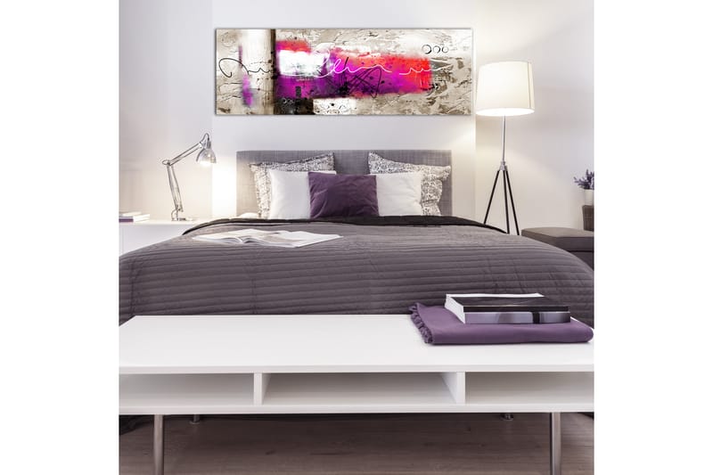Tavla Hammer 1 Part Pink Narrow 120x40 - Artgeist sp. z o. o. - Inredning - Tavlor & konst - Canvastavlor