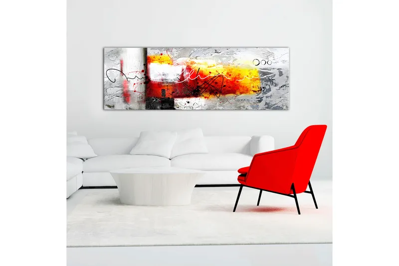 Tavla Hammer 1 Part Red Narrow 120x40 - Artgeist sp. z o. o. - Inredning - Tavlor & konst - Canvastavlor