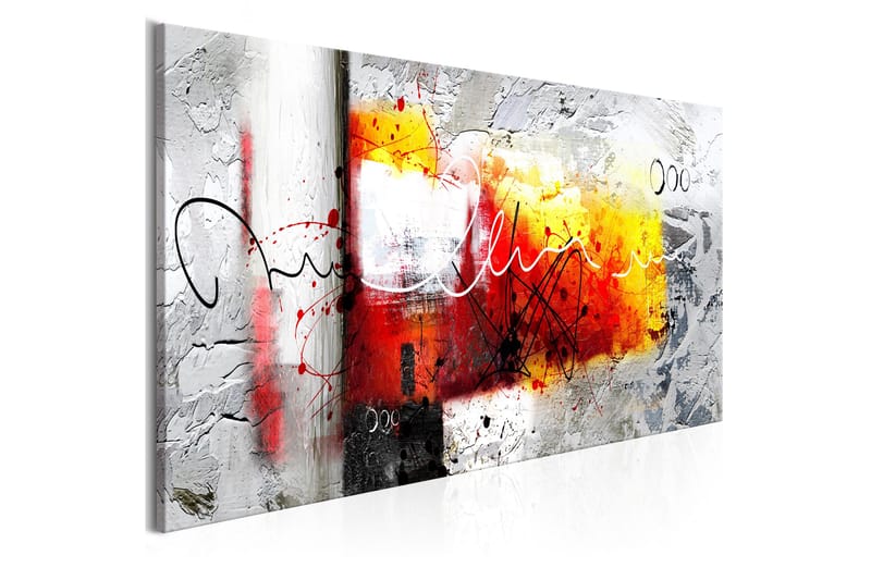Tavla Hammer 1 Part Red Narrow 135x45, Artgeist sp. z o. o.